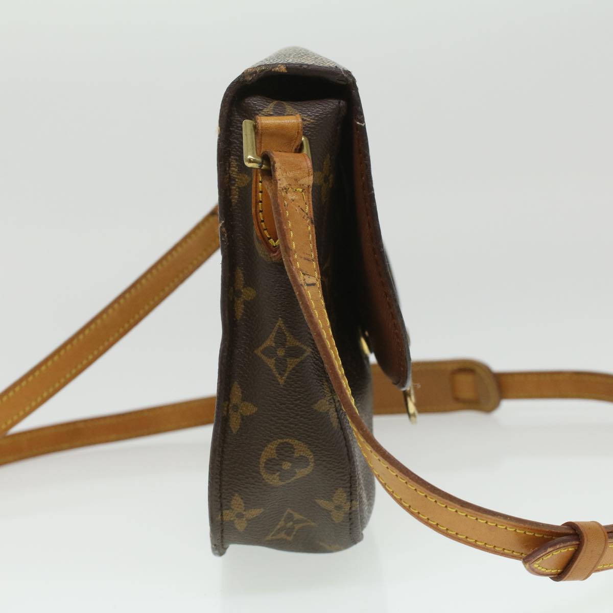 LOUIS VUITTON Monogram Saint Cloud PM Shoulder Bag LV Auth ep488