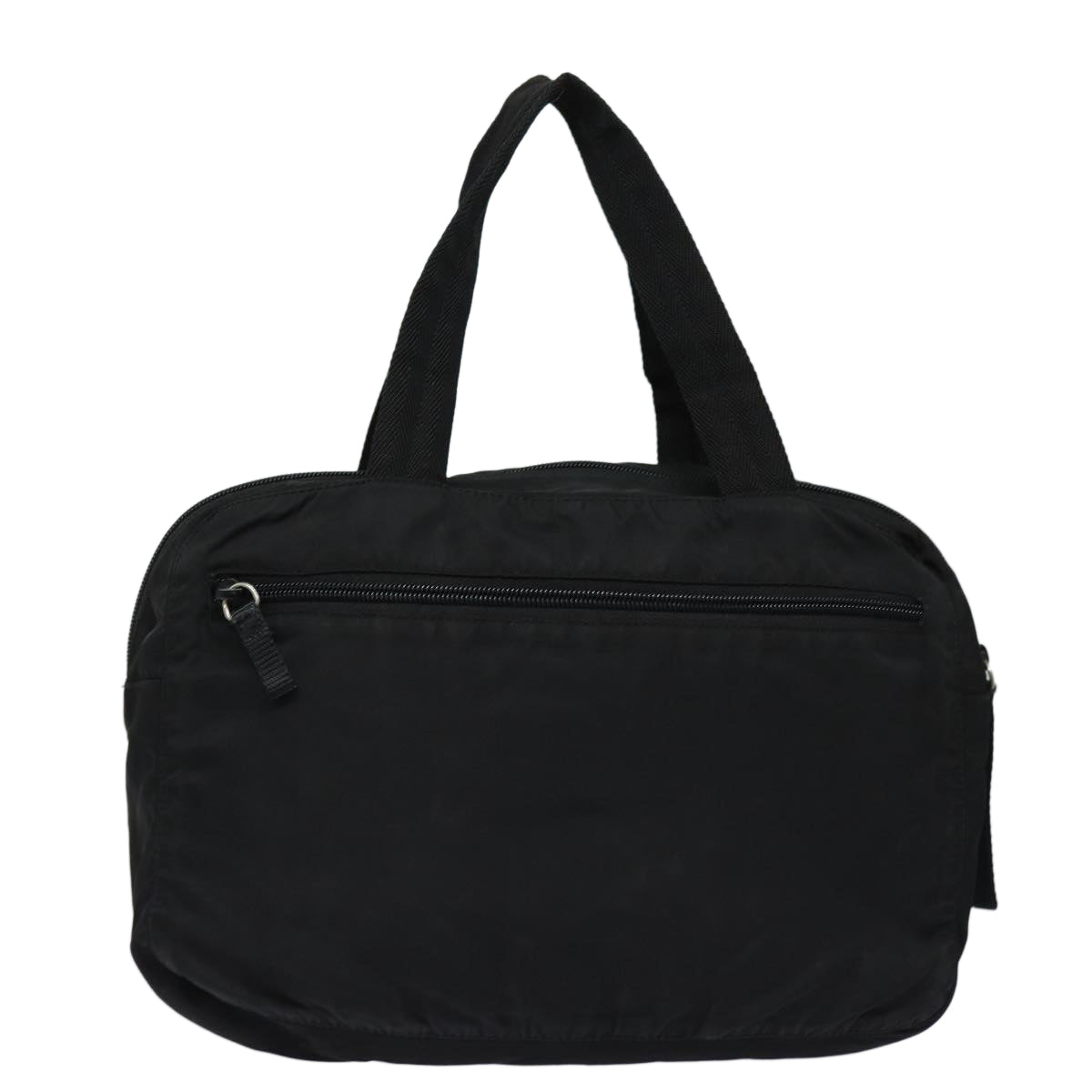 PRADA Hand Bag Nylon Black Auth