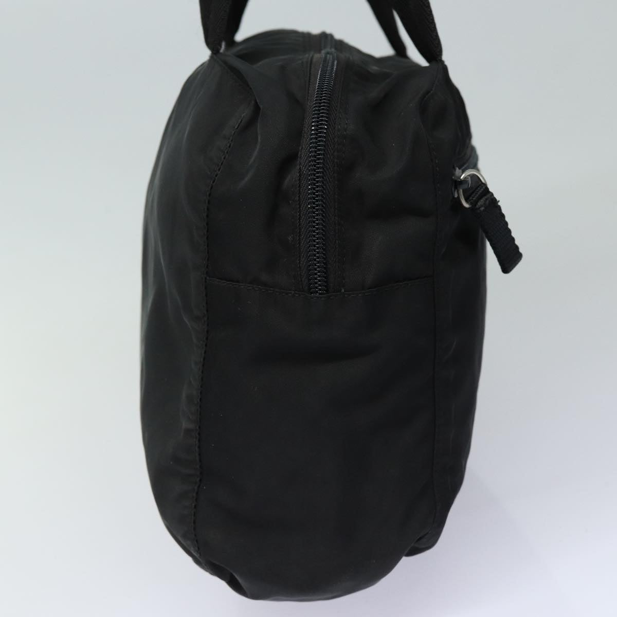 PRADA Hand Bag Nylon Black Auth
