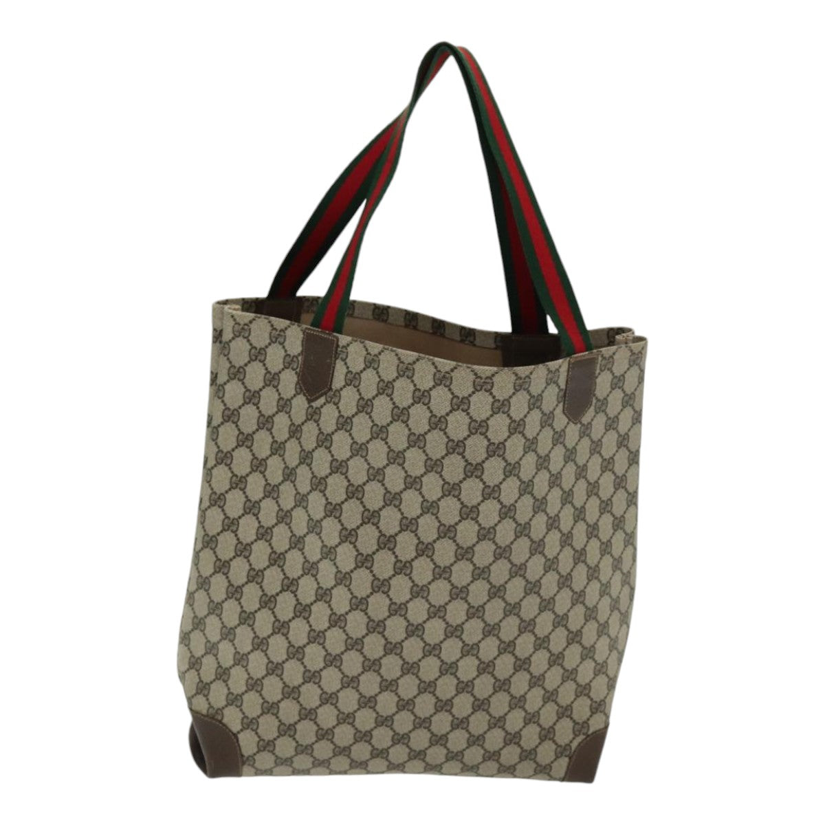 Gucci Leather Canvas Tote