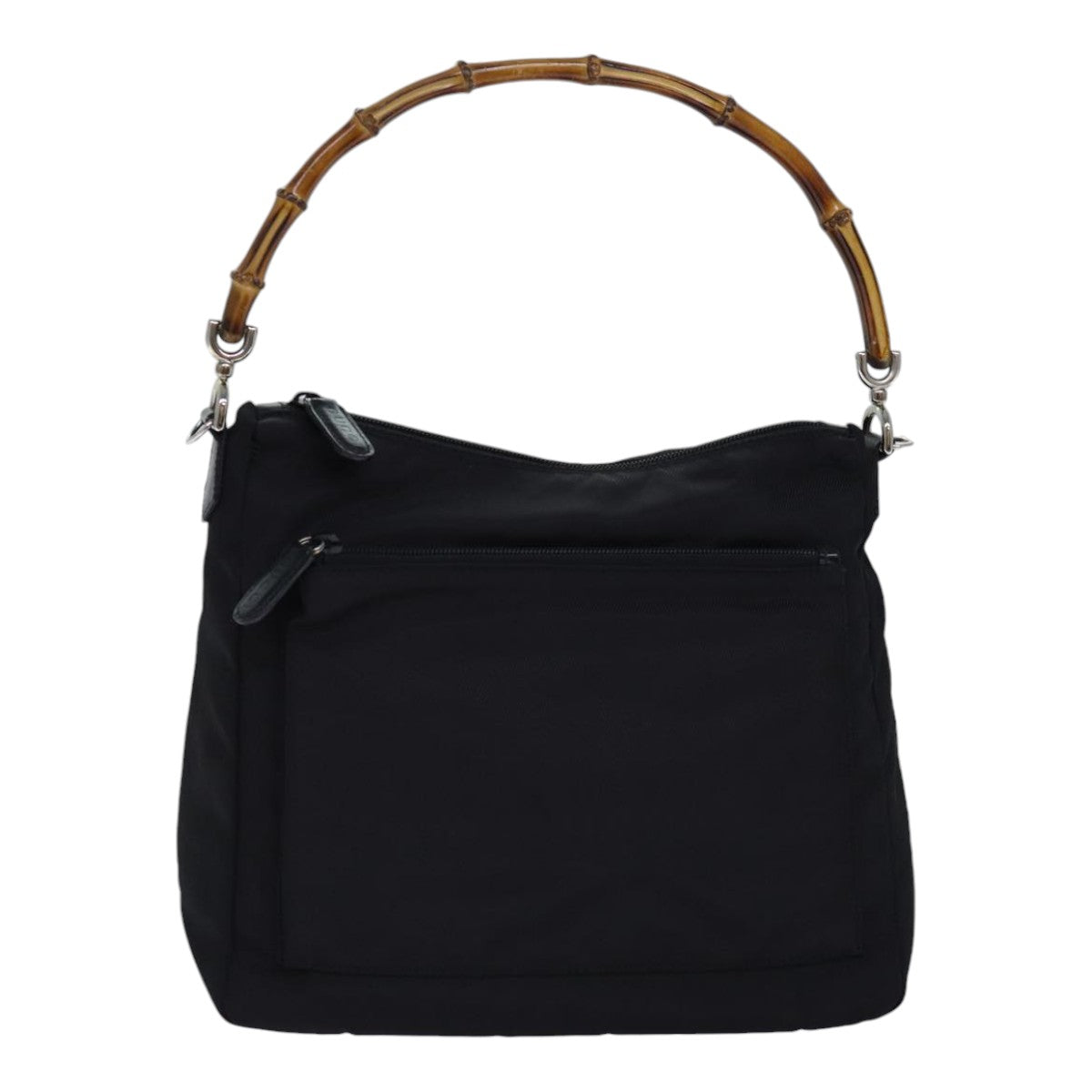 Gucci Nylon Leather Handbag