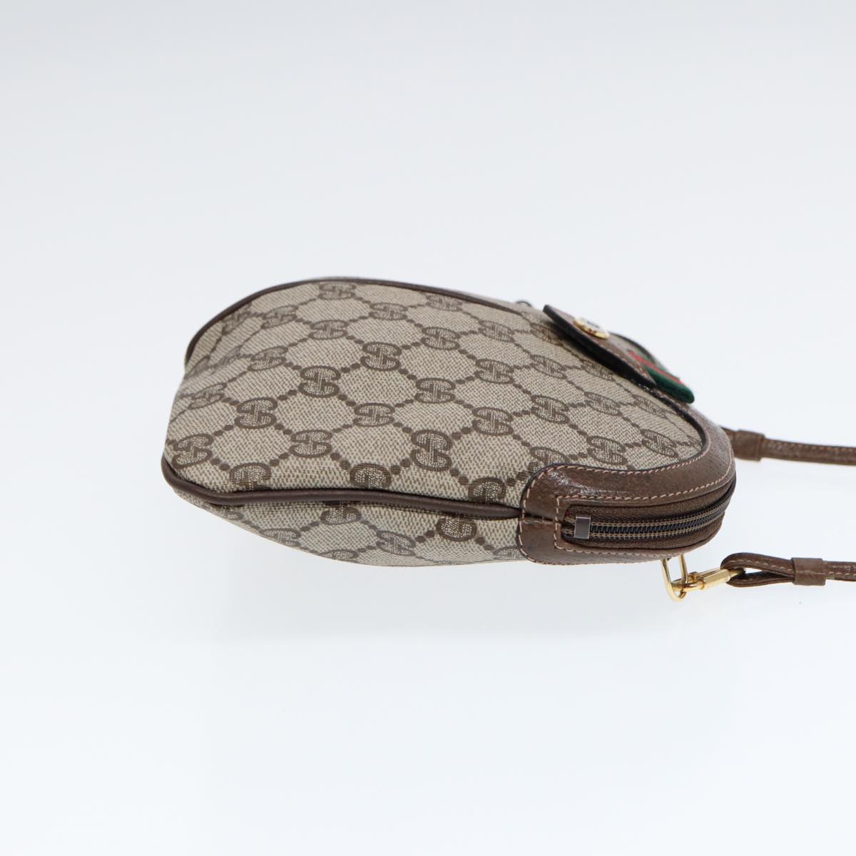 Gucci Leather Canvas Shoulder Bag