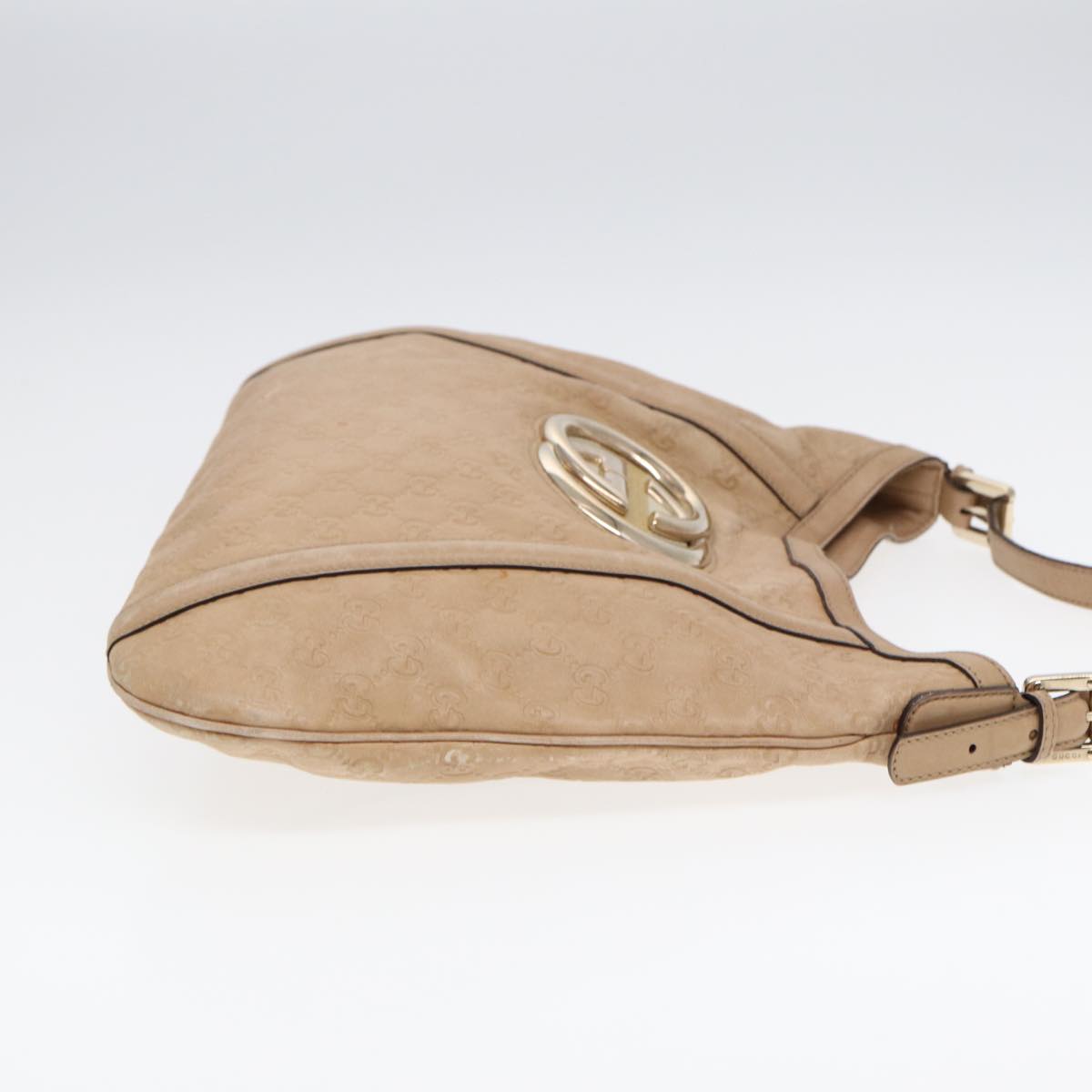 Gucci Leather Canvas Shoulder Bag