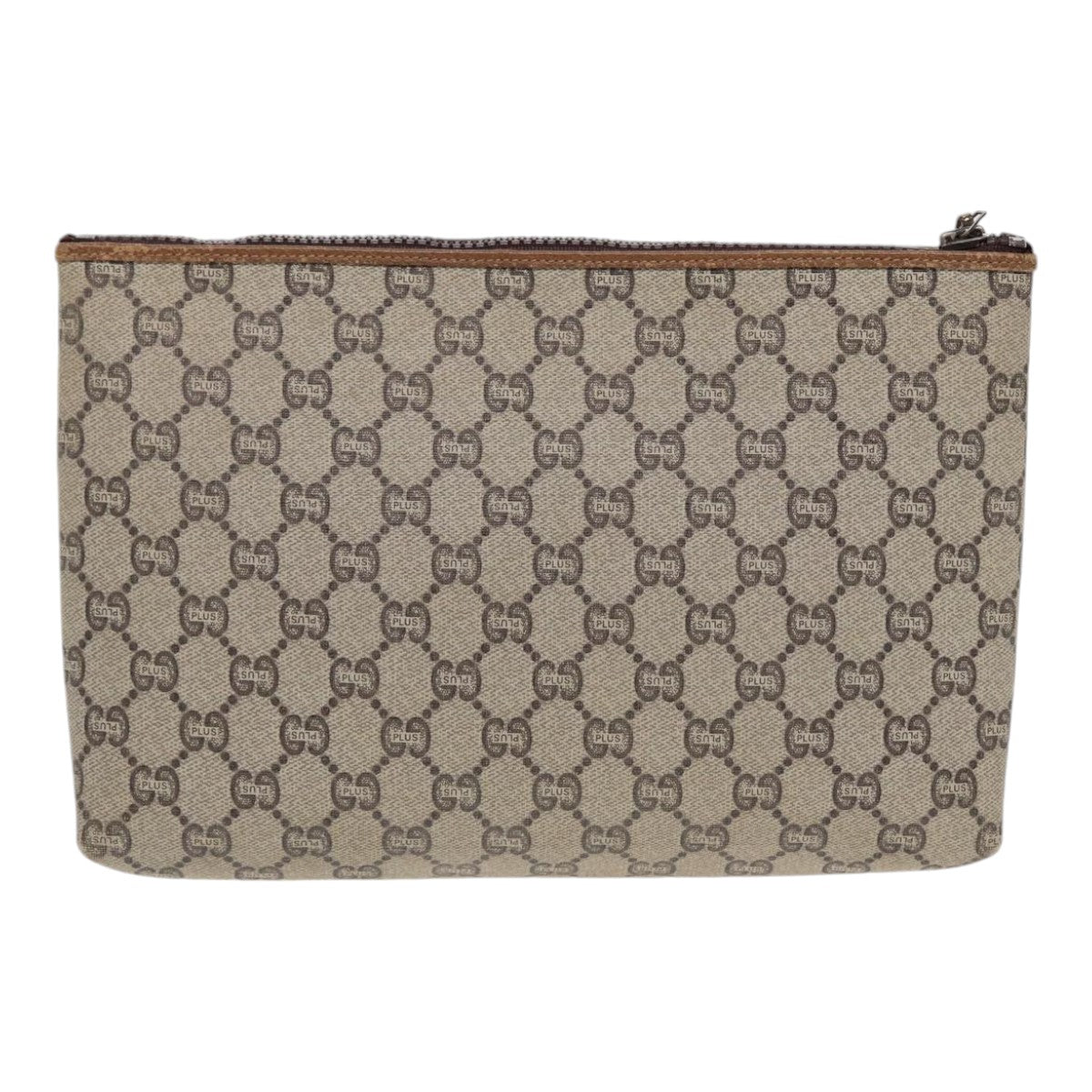 Gucci Leather Canvas Clutch