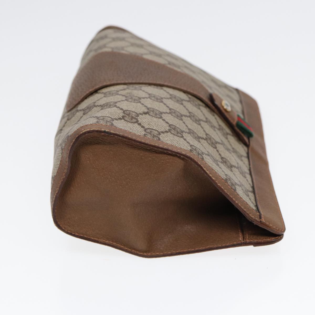 Gucci Leather Canvas Clutch