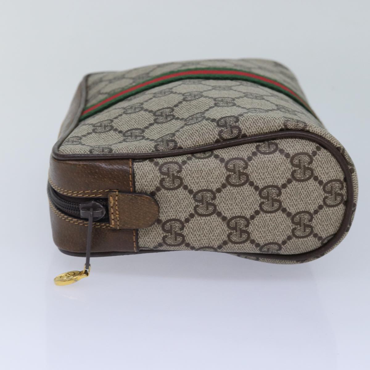 Gucci Leather Canvas Clutch