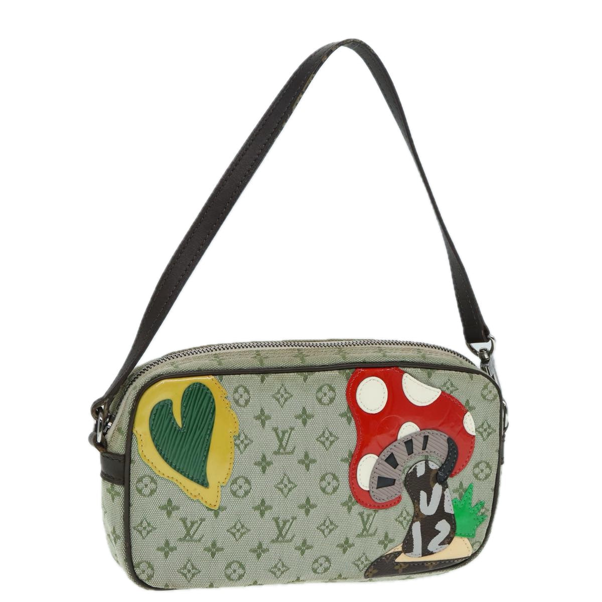 LOUIS VUITTON Monogram Mini Conte De Fees Pochette Khaki Auth ep5376 Clutch