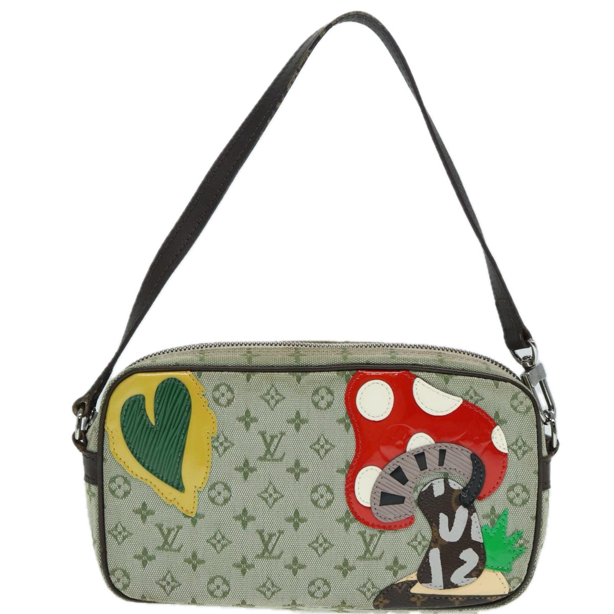 LOUIS VUITTON Monogram Mini Conte De Fees Pochette Khaki Auth ep5376 Clutch