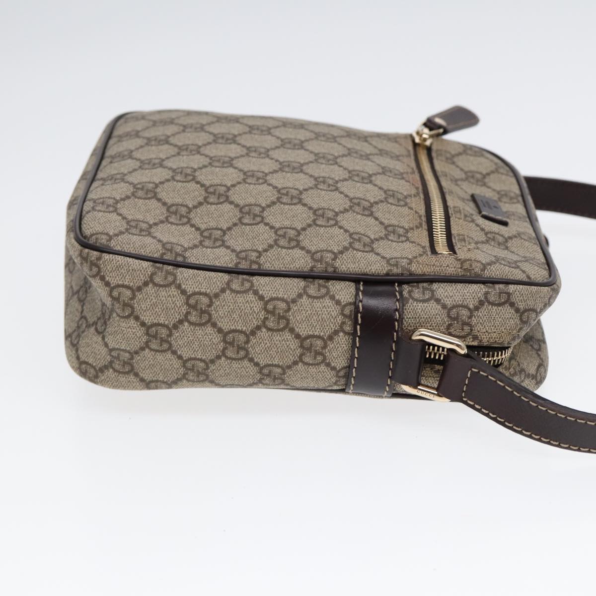 Gucci Leather Canvas Shoulder Bag