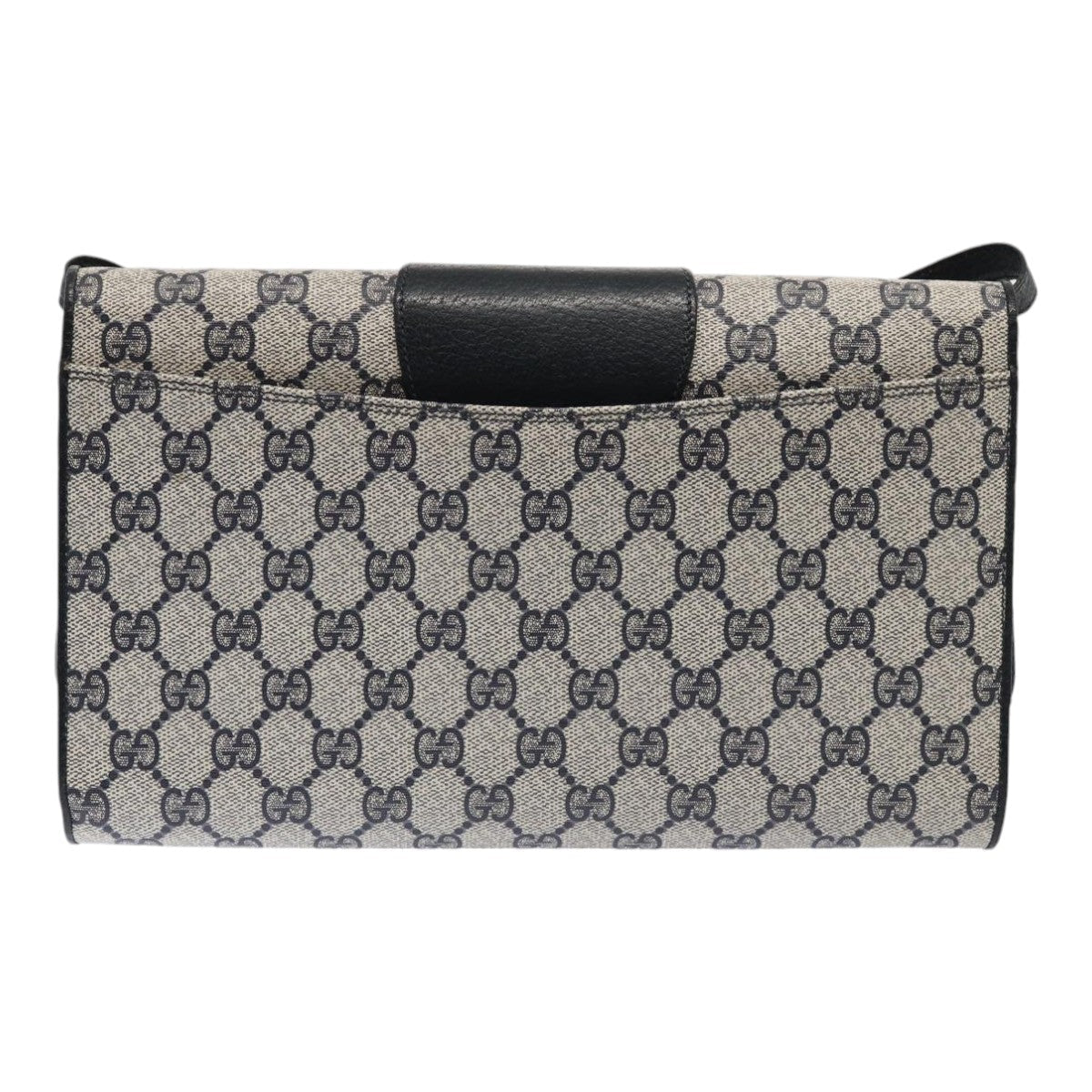 Gucci Leather Canvas Shoulder Bag