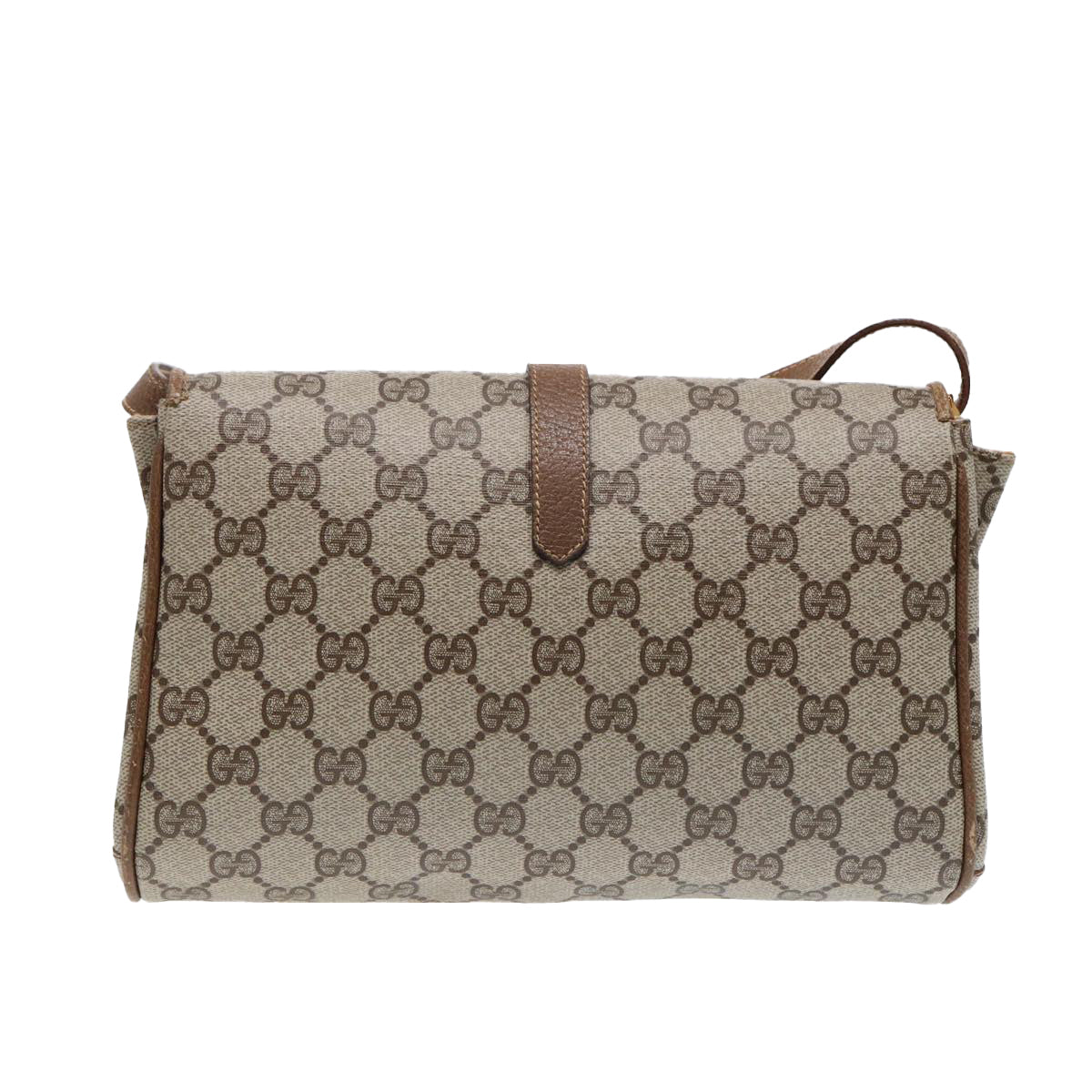 Gucci Leather Canvas Shoulder Bag