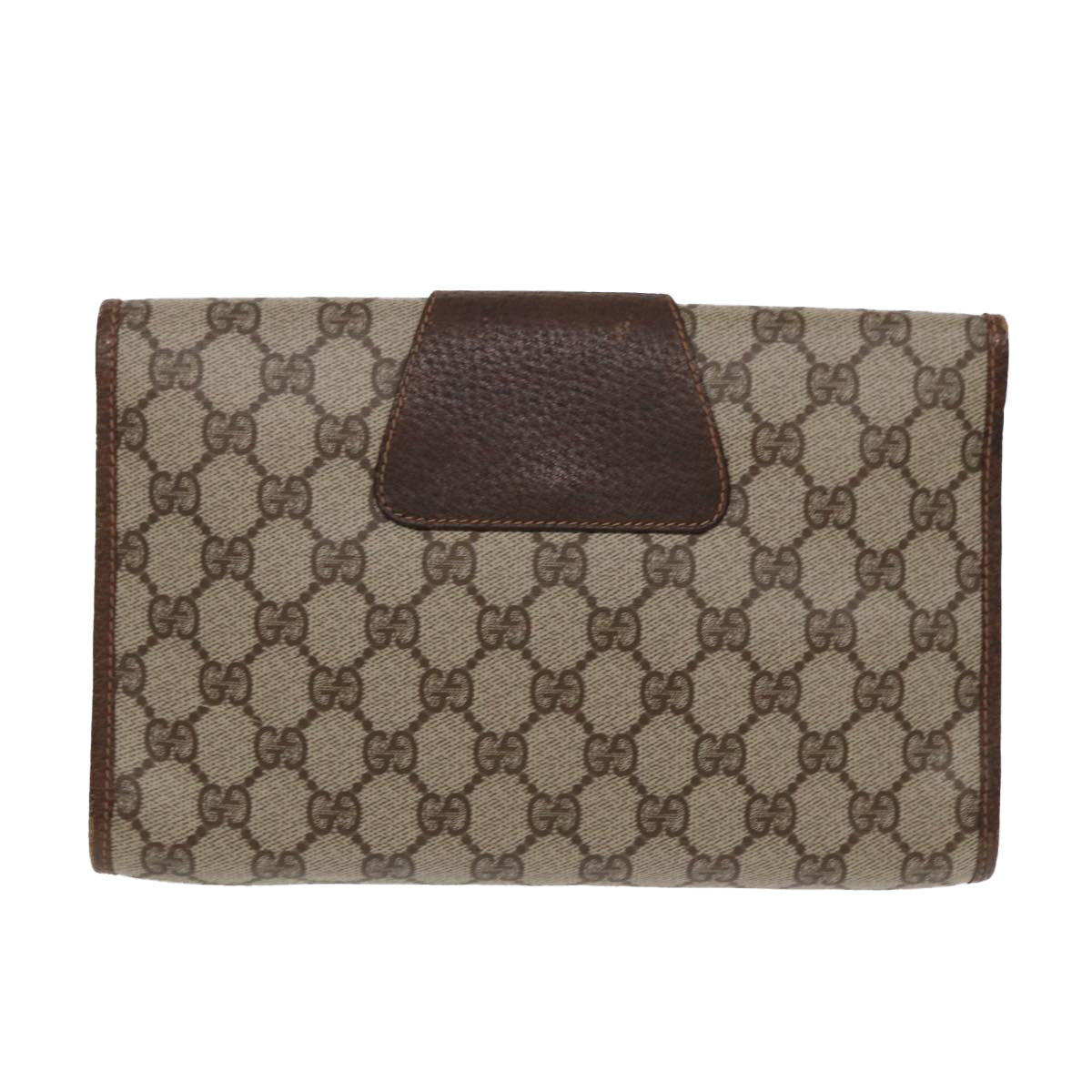 Gucci Leather Canvas Clutch