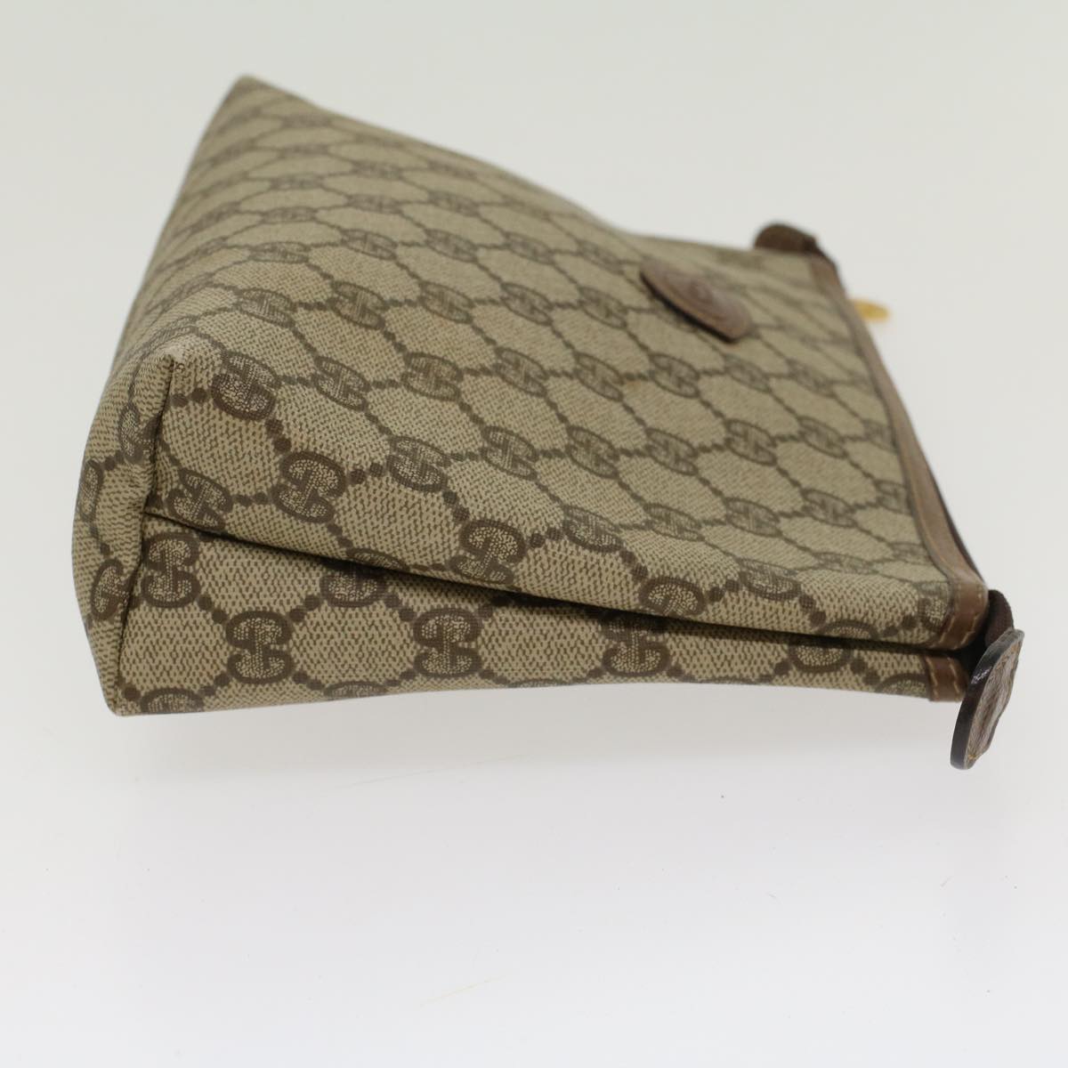 Gucci Leather Canvas Clutch