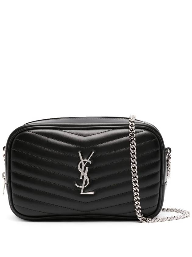 Luxury Saint Laurent Trending 2025 Lou Quilted Leather Mini Cross Bag Black