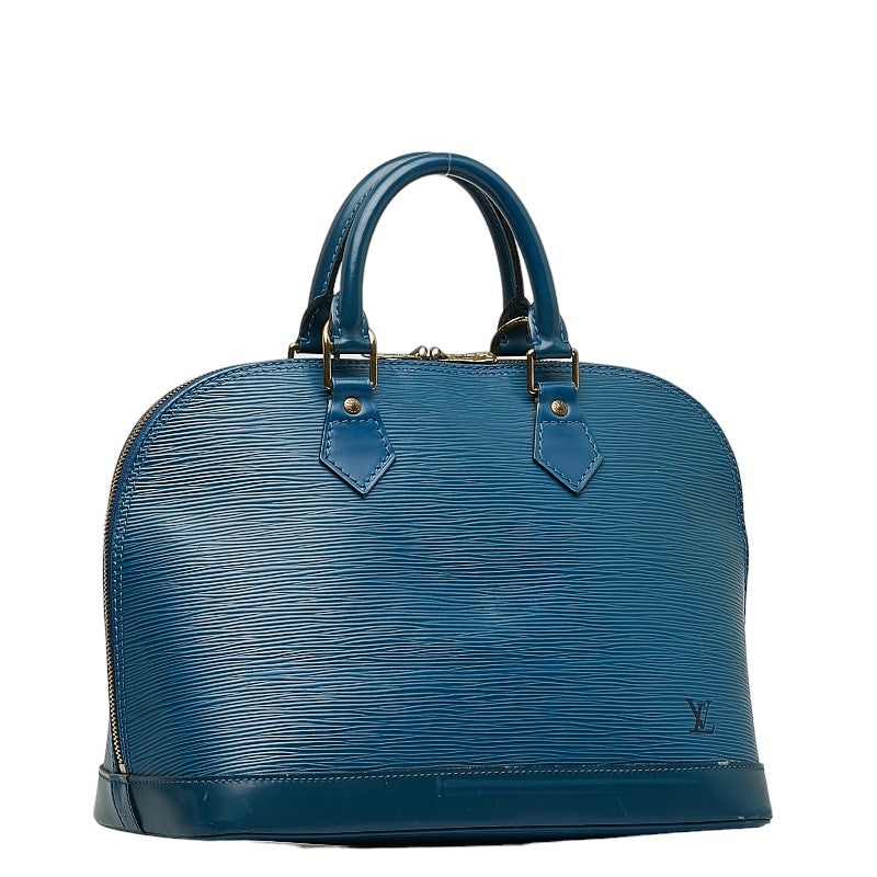 Louis Vuitton Epic Alma Handbag Trad Blue Leather Louis Vuitton