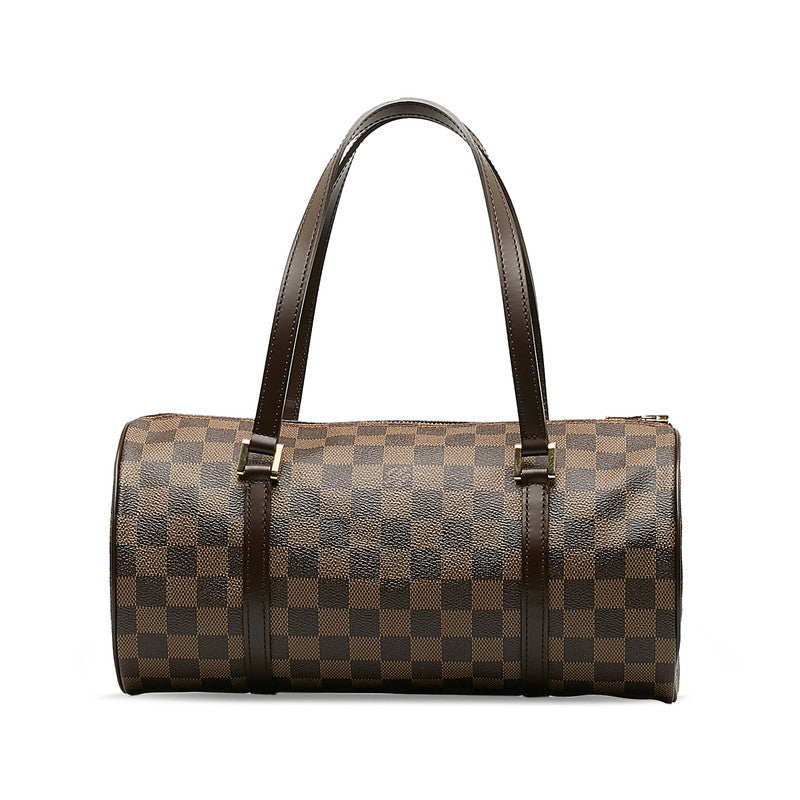 Louis Vuitton Damier Papillon 30 Handbag Brown PVC Leather Ladies