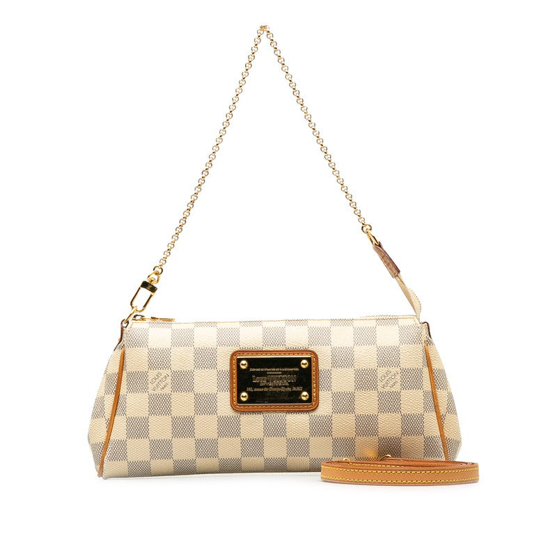 Louis Vuitton Damier Azur Eva Chain Shoulder Bag
