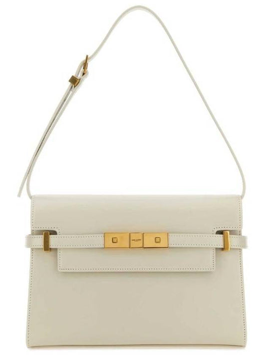 Luxury Saint Laurent Trending 2026 Manhattan Small Shoulder Bag Blanc Vintage
