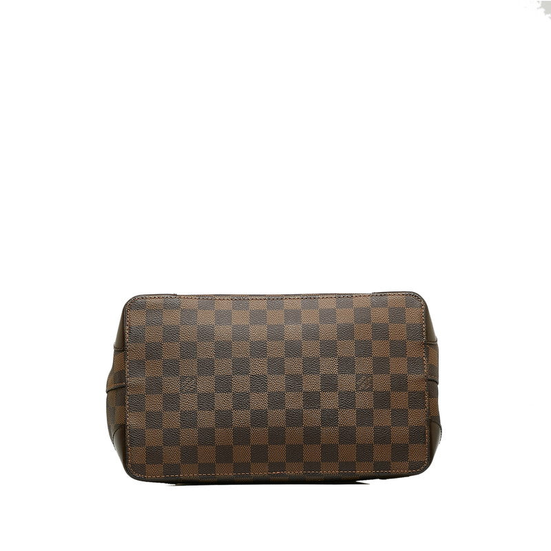 Louis Vuitton Damiere Hamsteed PM Tote Bag Brown PVC Leather Ladies Louis Vuitton