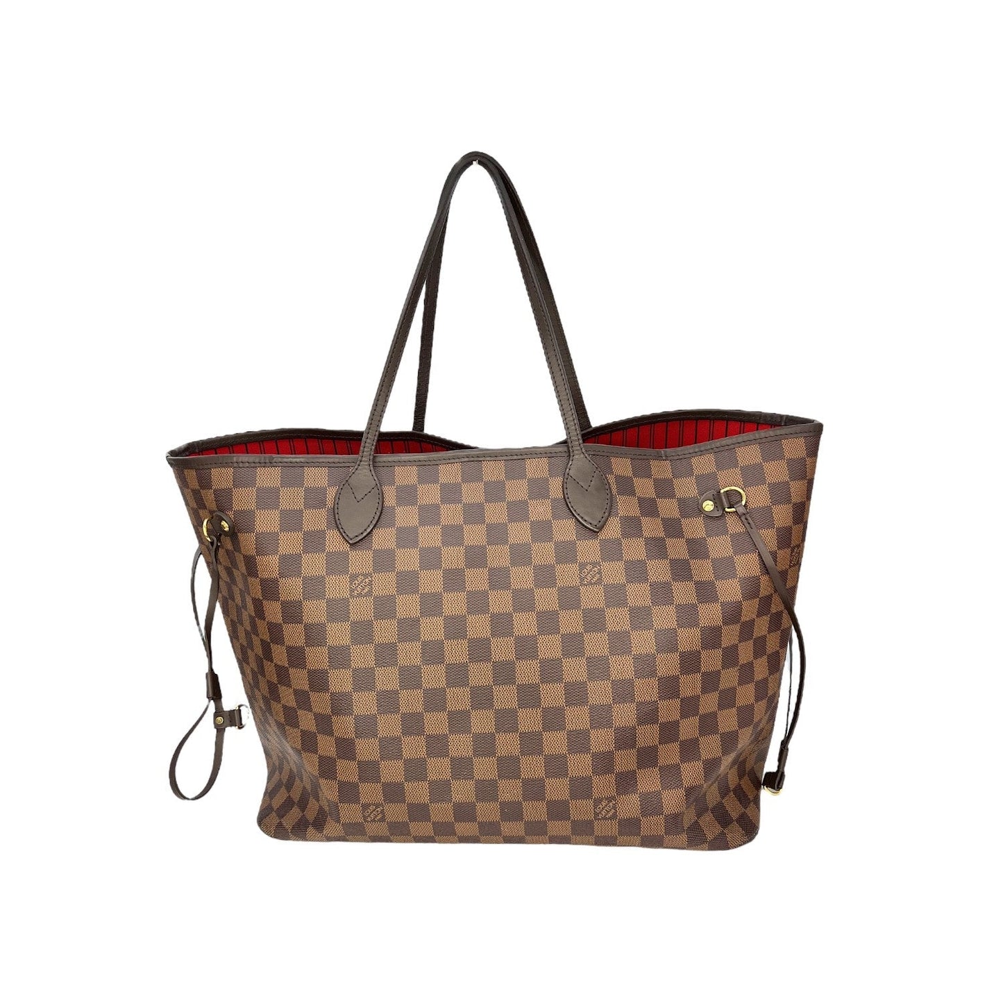 Louis Vuitton Damier Ebene Neverfull GM w/ Pouch Tote