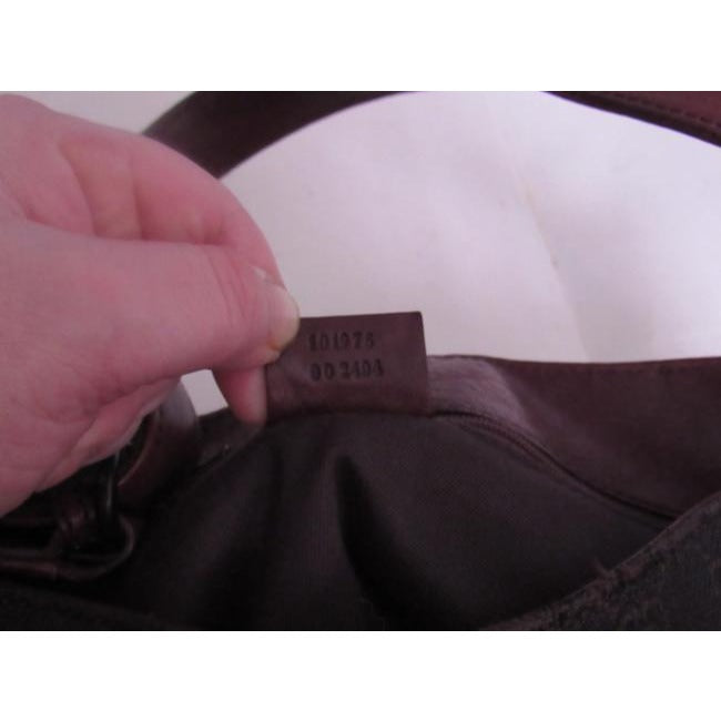 Gucci Leather Canvas Tote