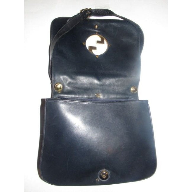 Gucci Envelope Saddle Leather Mini Shoulder Bag