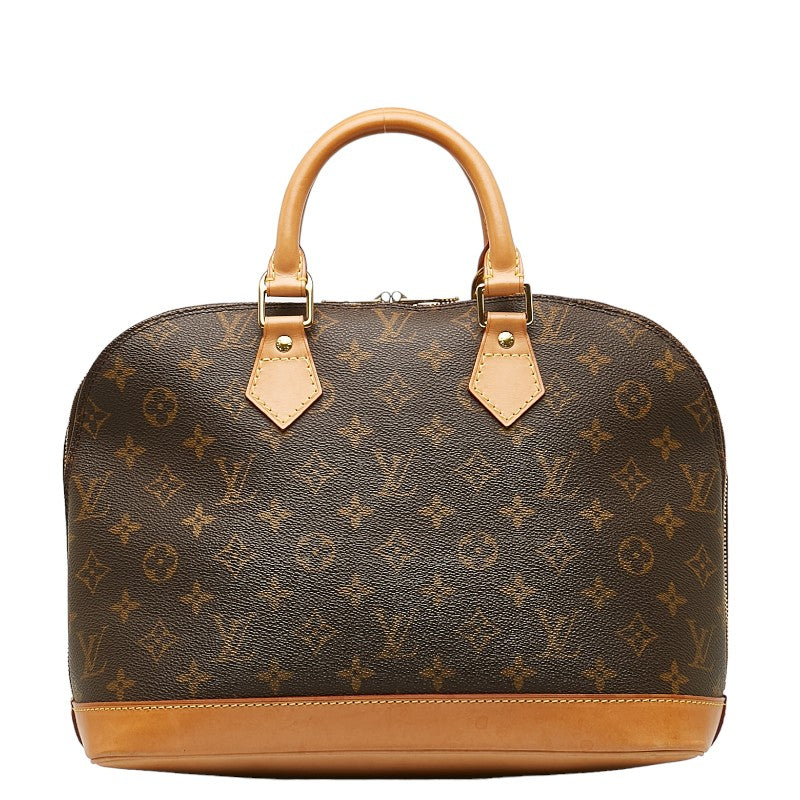 Louis Vuitton Monogram Handbag PVC/Leather Brown