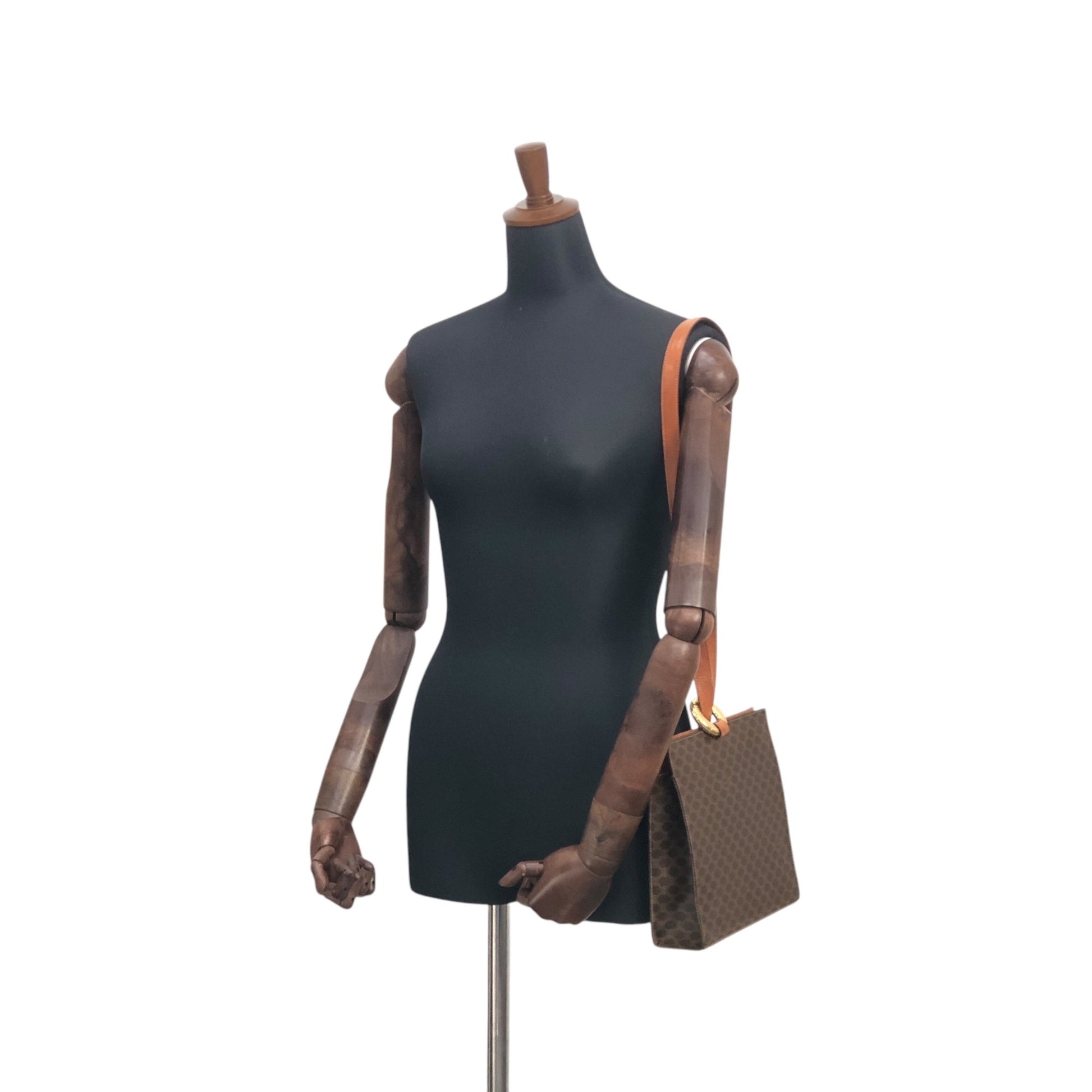 CELINE Macadam Starball Shoulder bag Brown nkgcwh