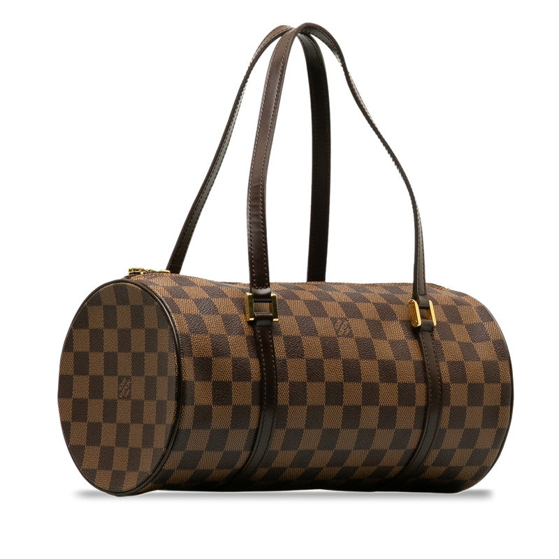Louis Vuitton Damière Papillon 30 Handbag Brown PVC Leather Lady Louis Vuitton