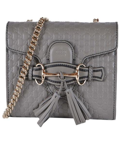 Gucci Monogram Chain Leather Crossbody