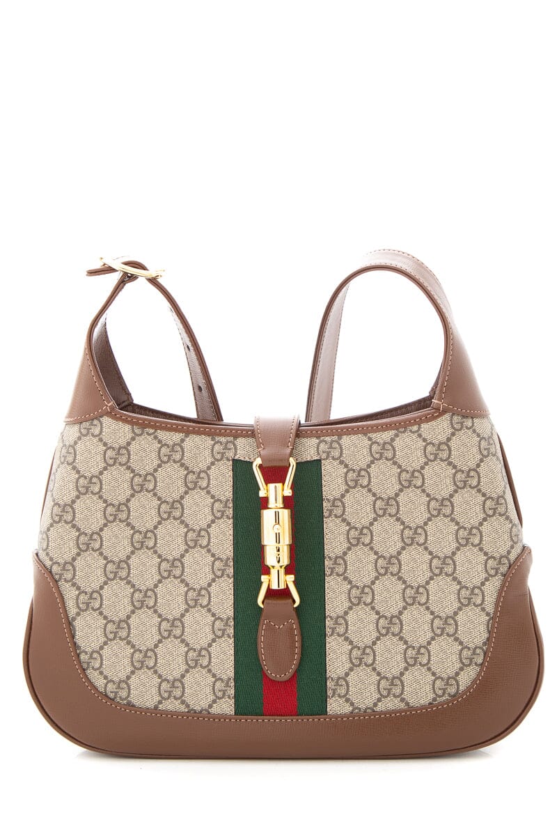 Gucci Jackie Brown Monogram Handbag