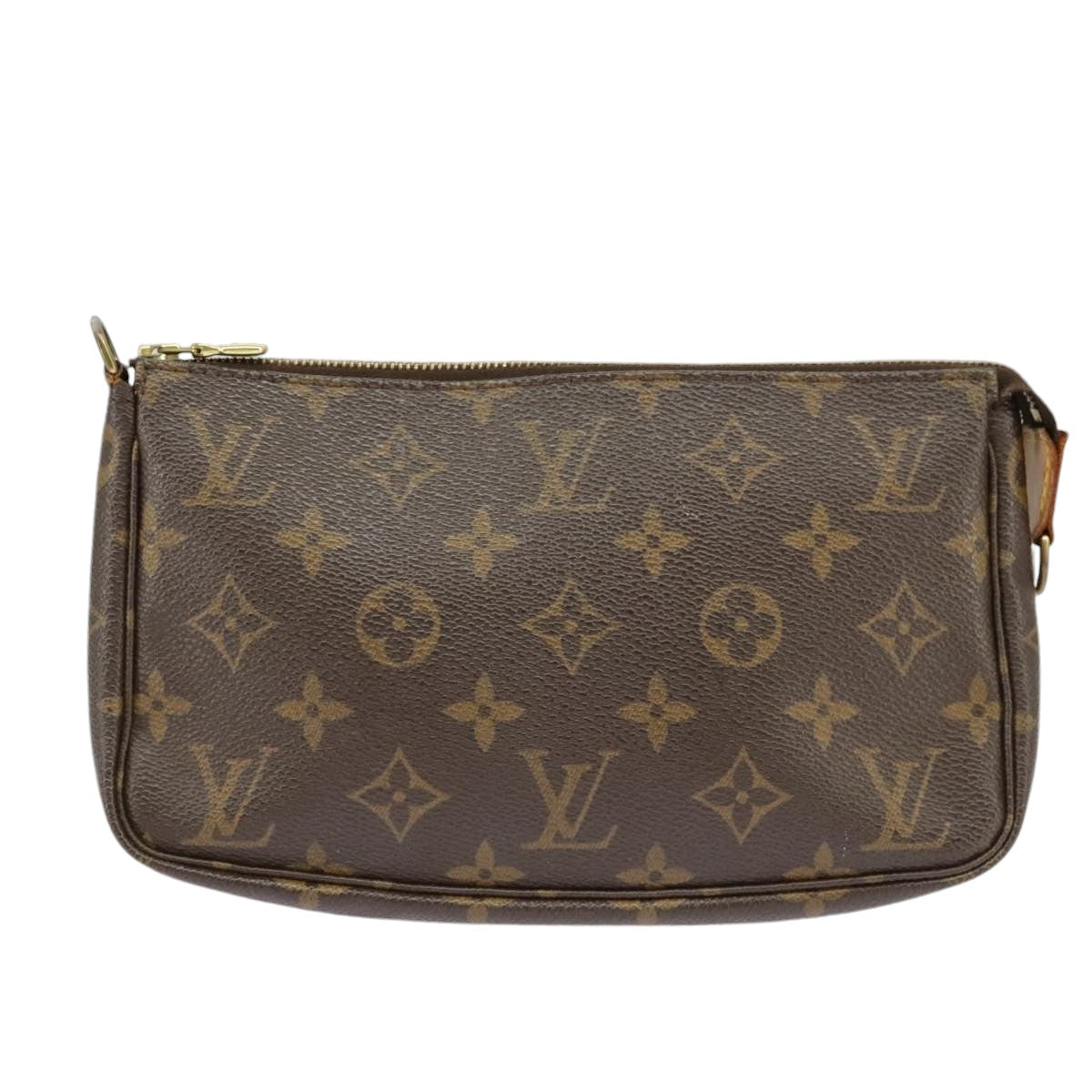 Louis Vuitton Pochette Accessoire Canvas Clutch Bag