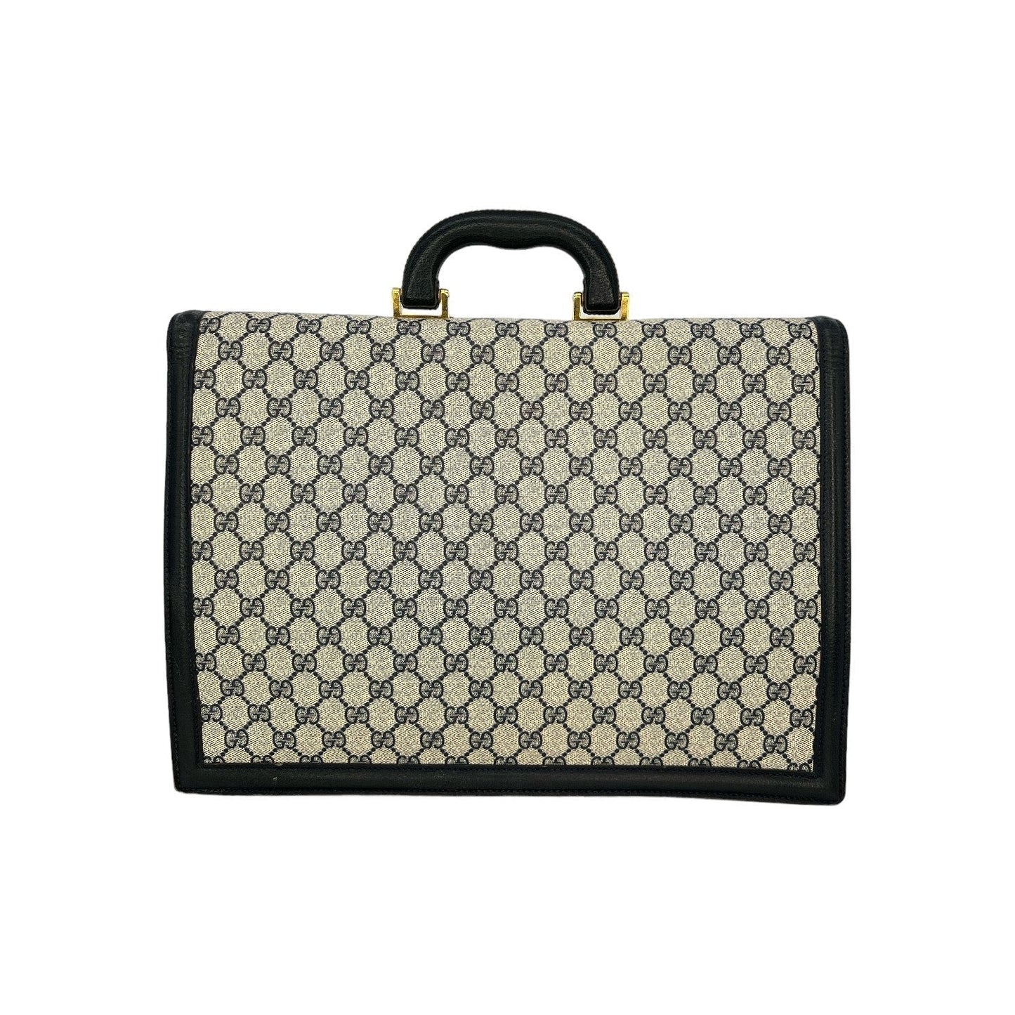 Gucci Leather Canvas Shoulder Bag