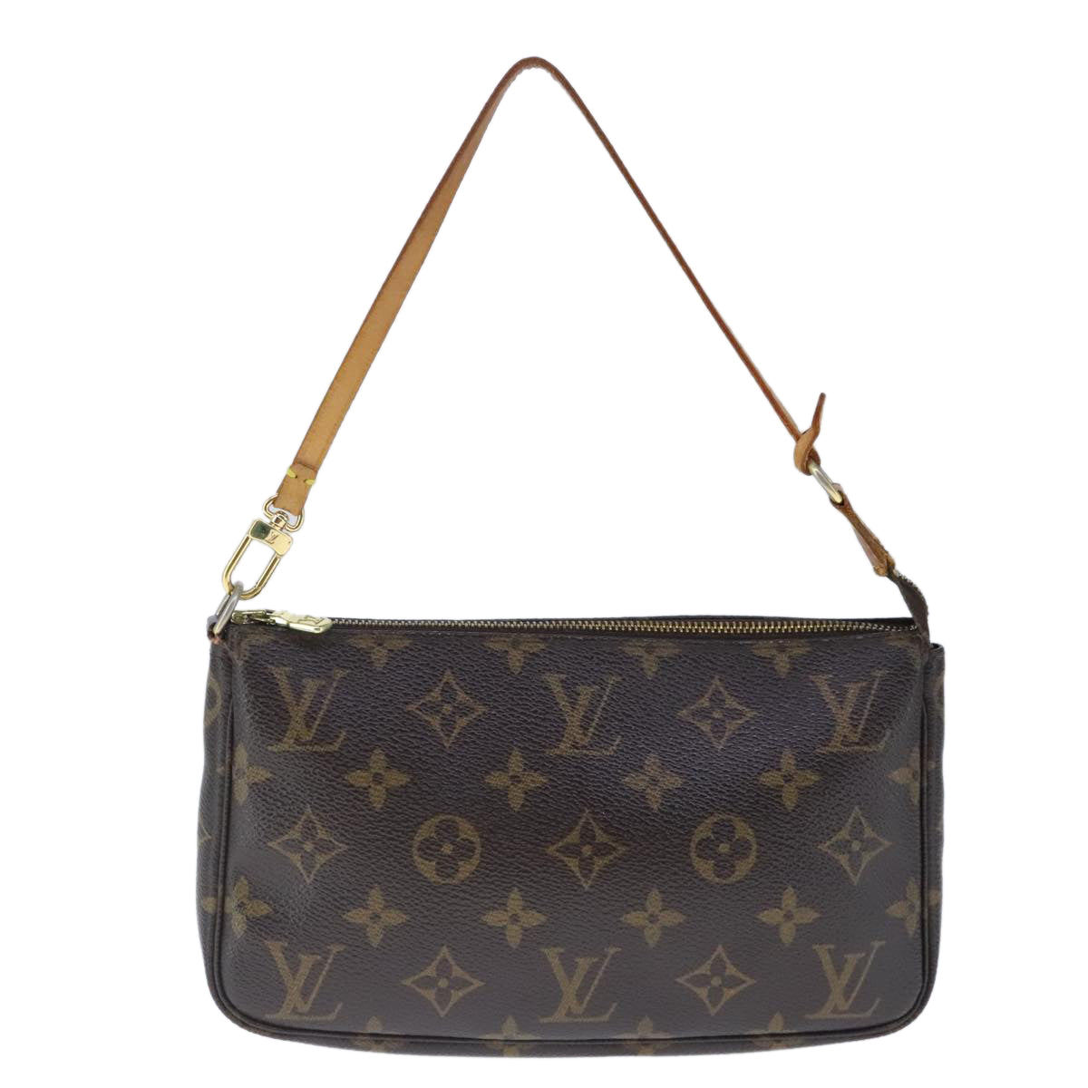 Louis Vuitton Pochette Accessoire Canvas Clutch Bag