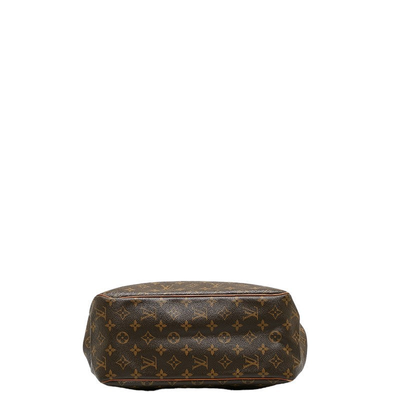 Louis Vuitton Monogram Batignol Vertical Shoulder Bag Brown PVC Leather Lady Louis Vuitton