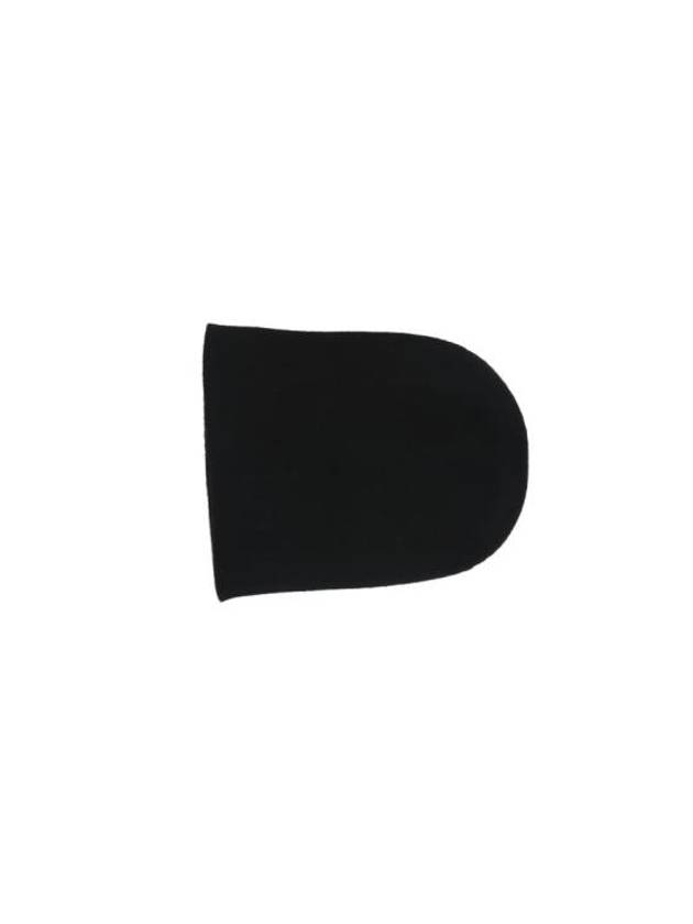 Luxury Saint Laurent Trending 2026 Logo Embroidered Cashmere Beanie Black