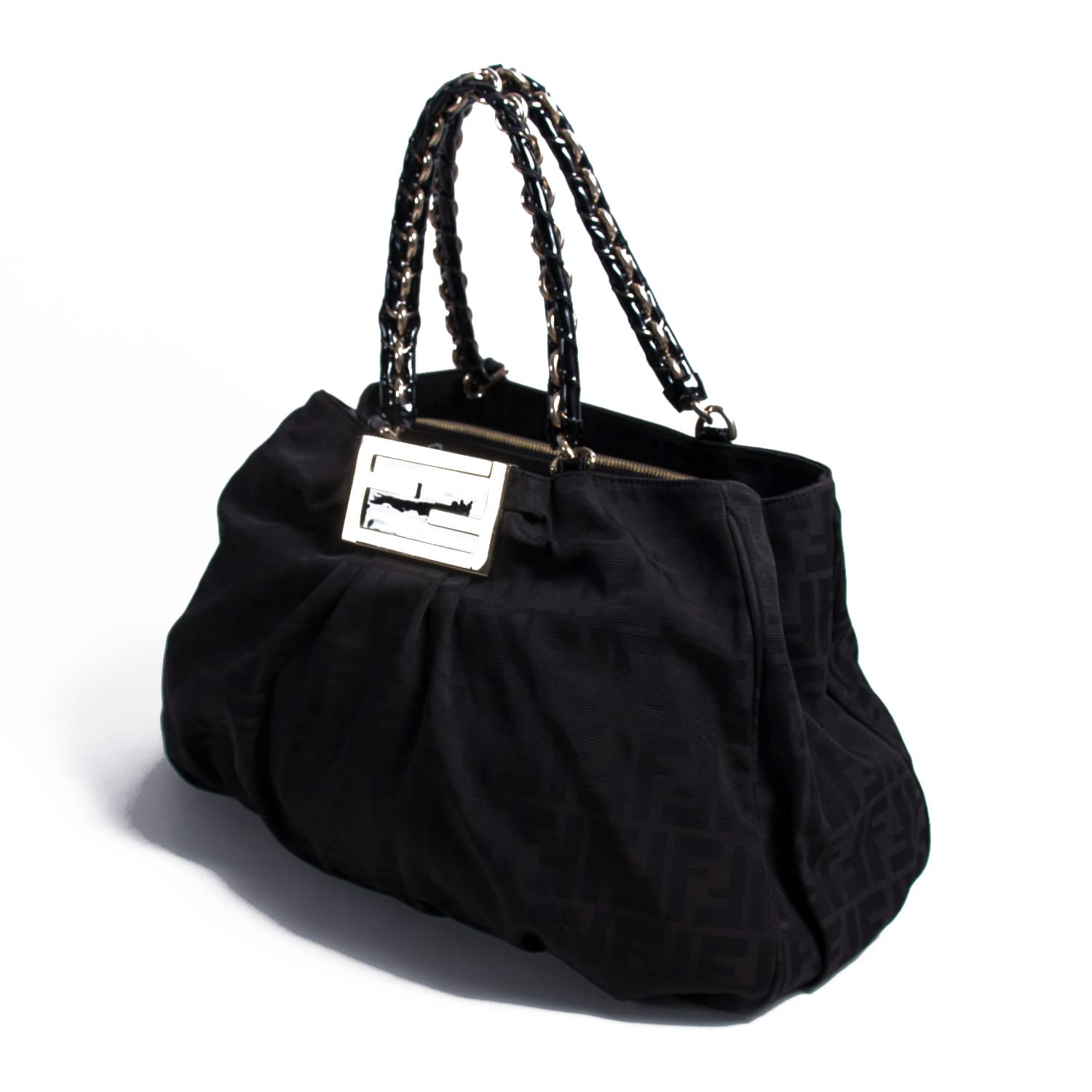 Fendi Mia Large Zucca Canvas Bag