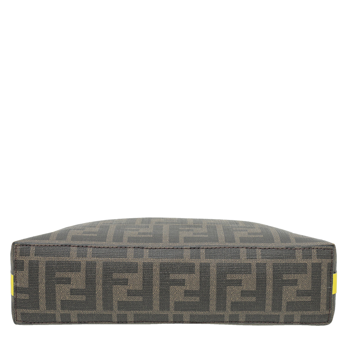 Fendi Bicolor FF Label Logo Medium Pouch