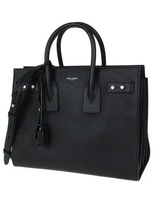 Luxury Saint Laurent Trending 2025 Supple Sac de Jour Small Toad Shoulder Bag Black