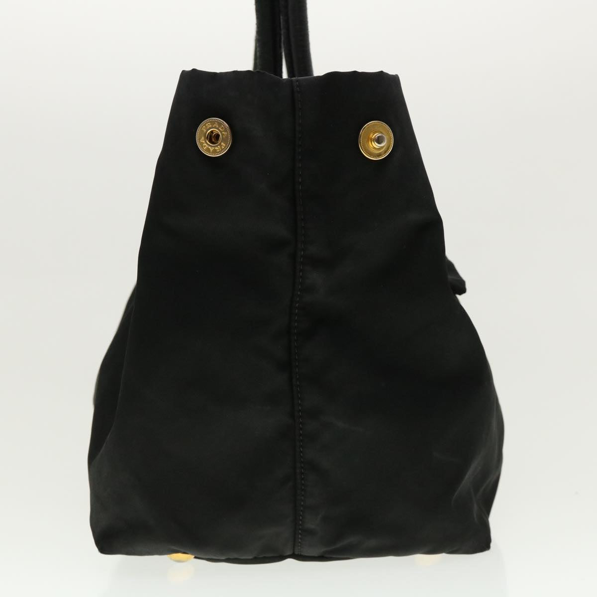 PRADA Hand Bag Nylon Black Auth