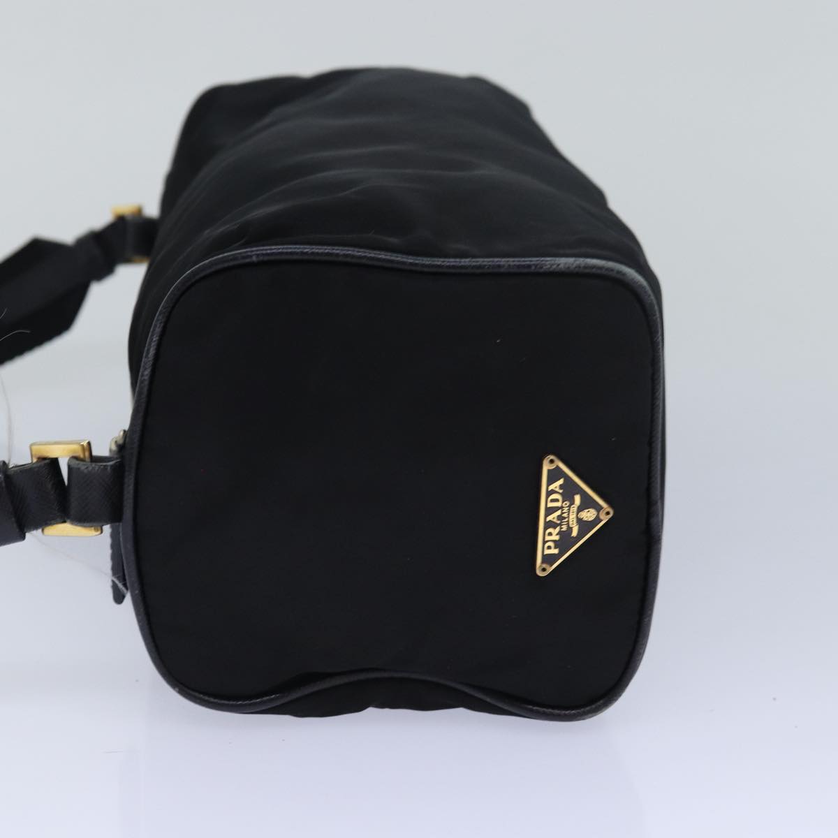 PRADA Shoulder Bag Nylon Black Auth