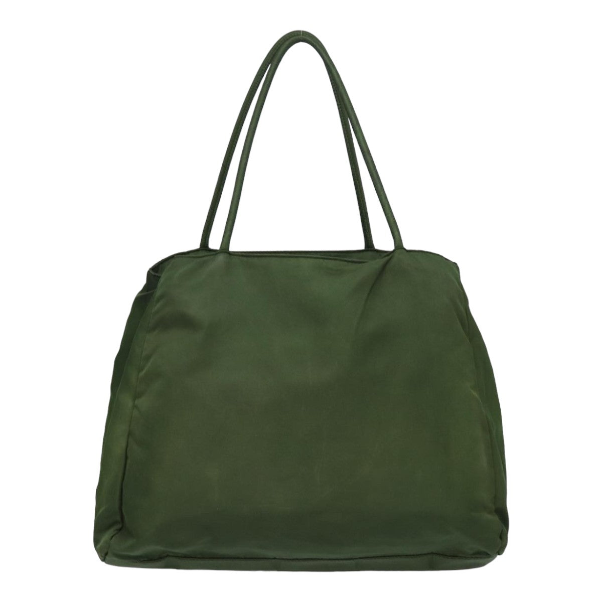 PRADA Hand Bag Nylon Khaki Auth