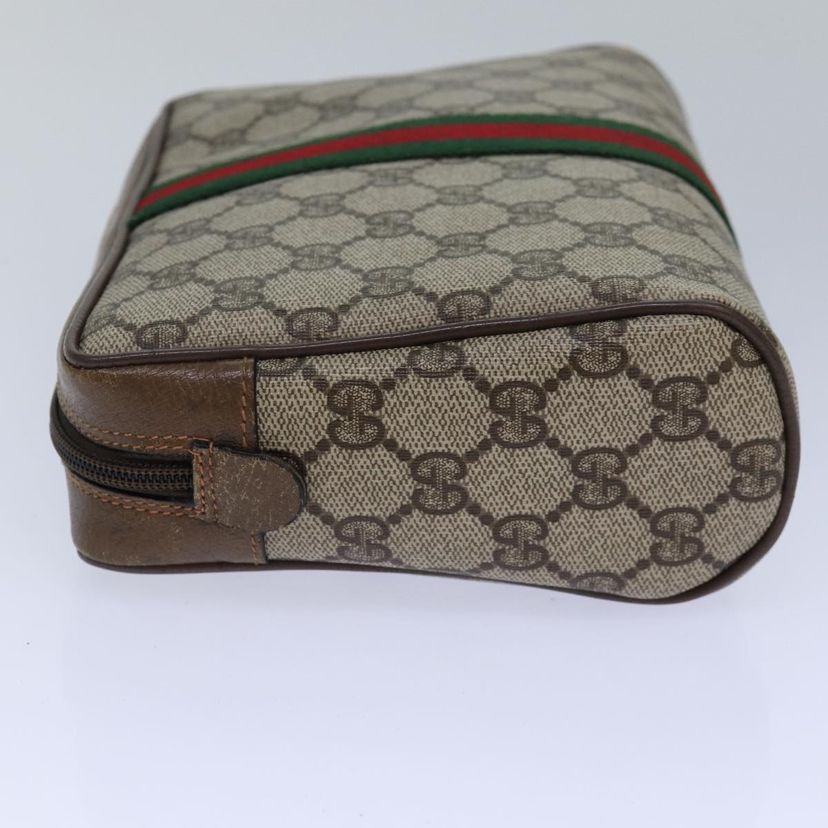 Gucci Leather Canvas Clutch