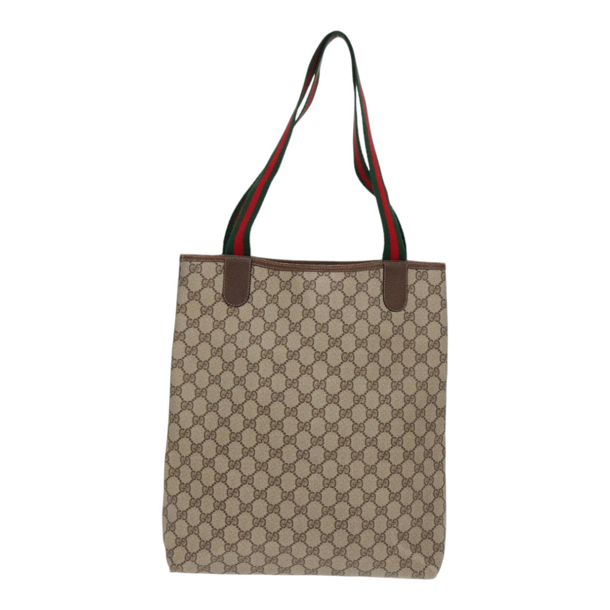 Gucci Leather Canvas Tote