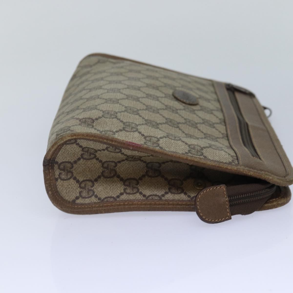 Gucci Leather Canvas Clutch