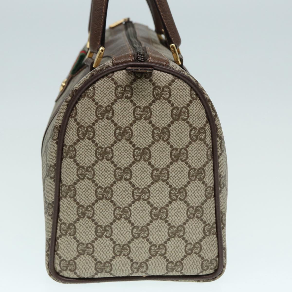 Gucci Leather Canvas Handbag