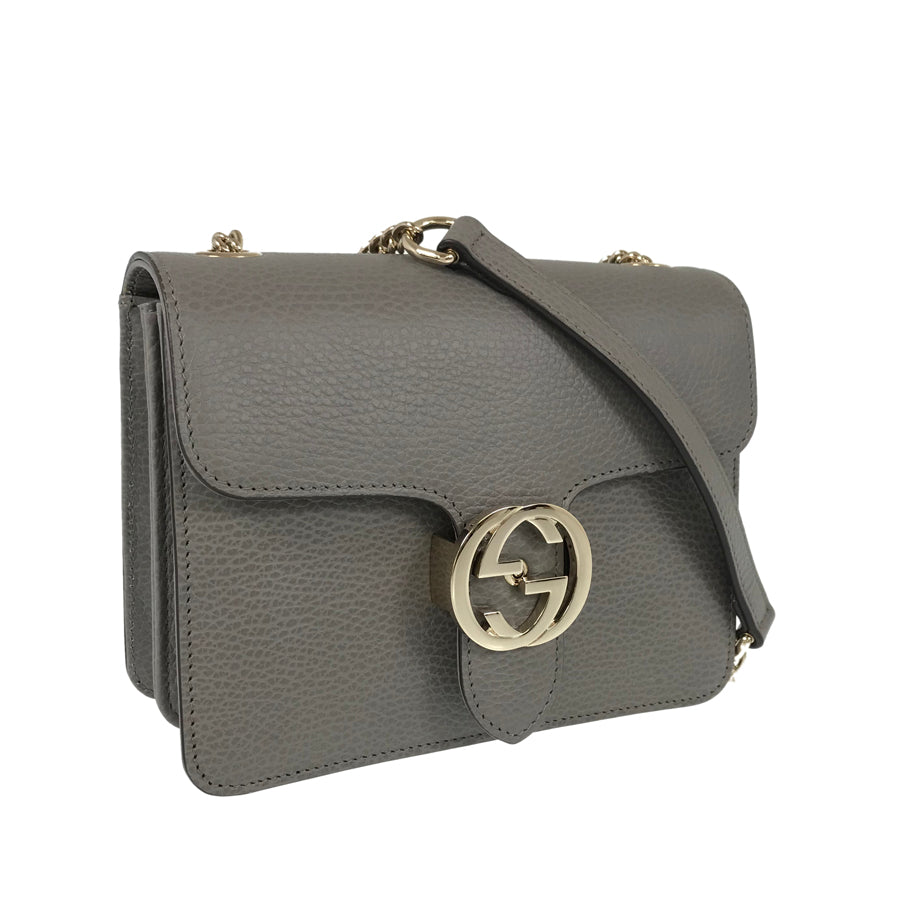 Gucci Chain Leather Shoulder Bag