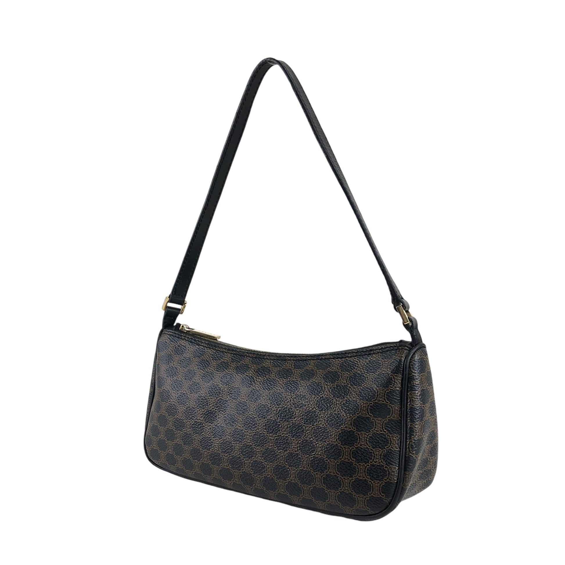 CELINE Macadam Shoulder bag Hobobag Black