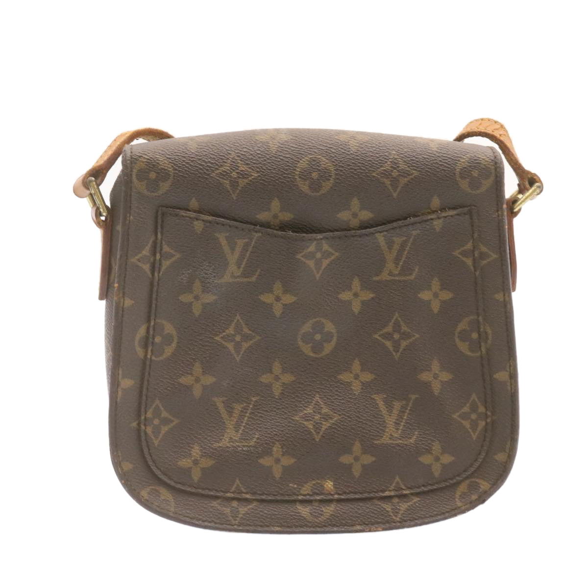 LOUIS VUITTON Monogram Saint Cloud MM Shoulder Bag LV Auth am1071g