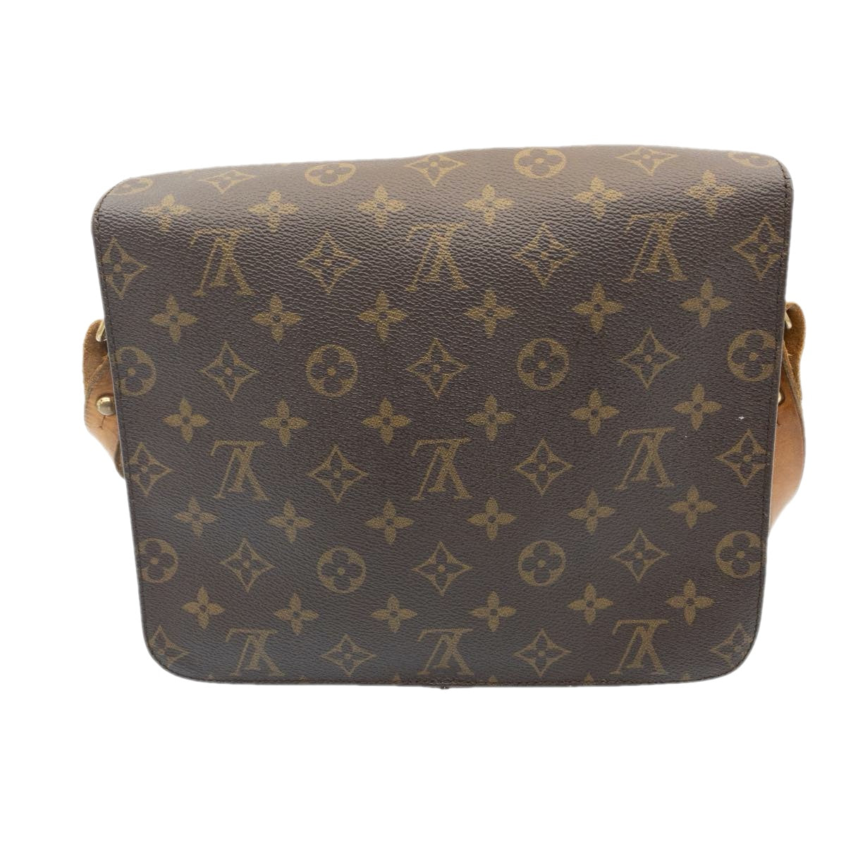 LOUIS VUITTON Monogram Cartouchiere GM Shoulder Bag LV Auth am1101g